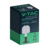 Lampka stołowa nocna V-TAC 2W LED 30cm ładowanie USB ściemnianie czarna VT-1056 3000K 100lm